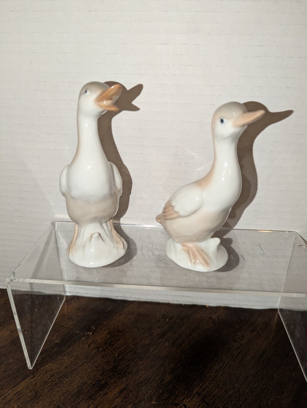 Vintage Otagiri Japan Porcelain Duck Figurines - Set of 2